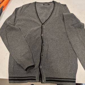 Zara cotton Vneck cardigan for man, size S